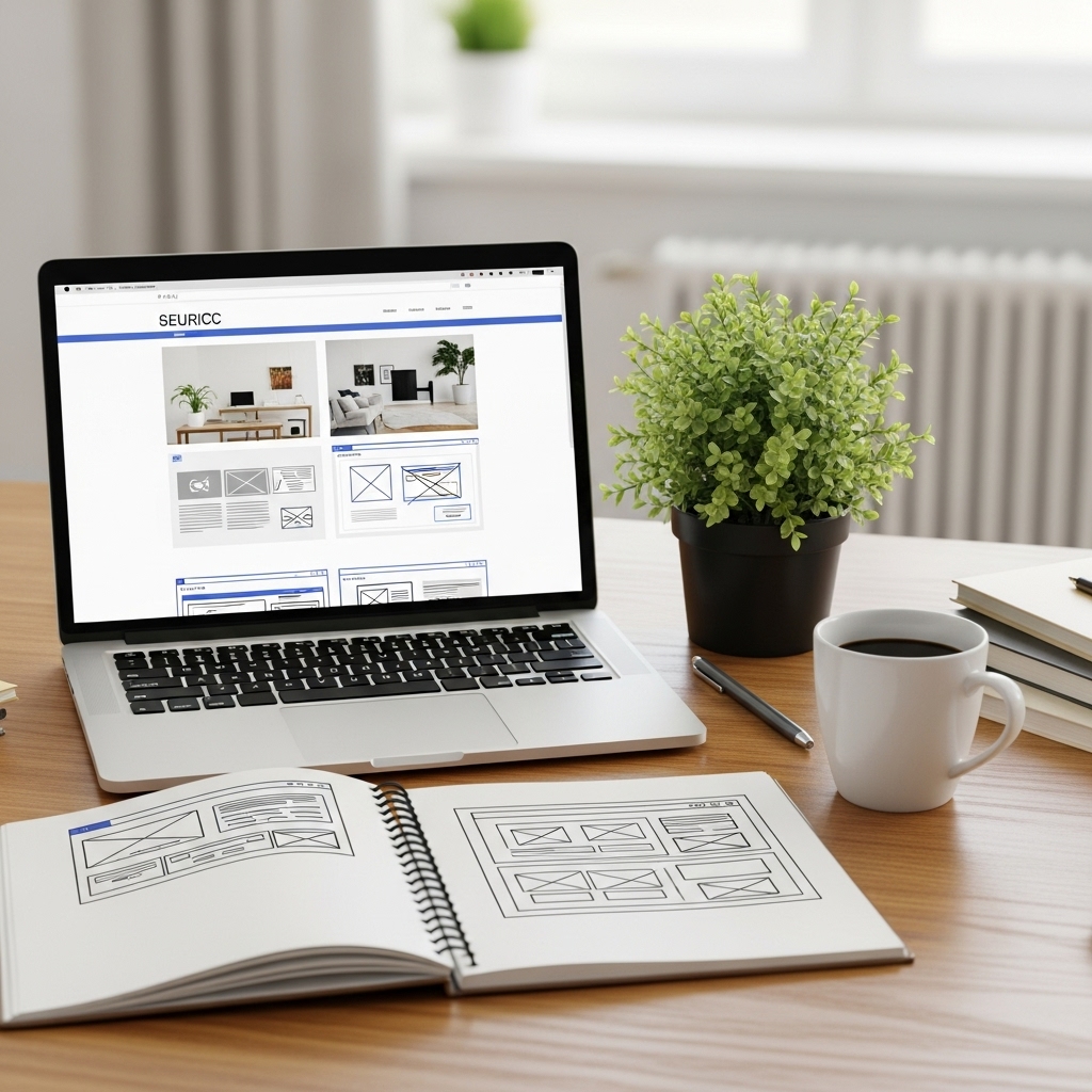 Portfolio of featured web design projects showcasing professional website designs for various businesses